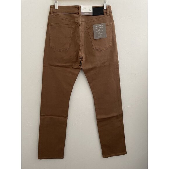 DL1961 Avery Modern Straight Jeans Men's brown denim jeans size 31x34 - Picture 2 of 9